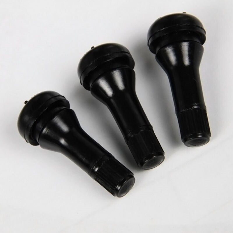 Youwinme 4Pcs TR413 Car Wheel Valve Stem Brass Snap-In Tire Auto Passenger Tyre Short Rubber Vehicle