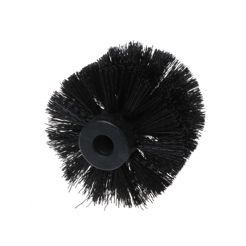 Cabezal de escobilla de baño de plástico Universal, repuesto, herramientas de baño limpias blancas y negras