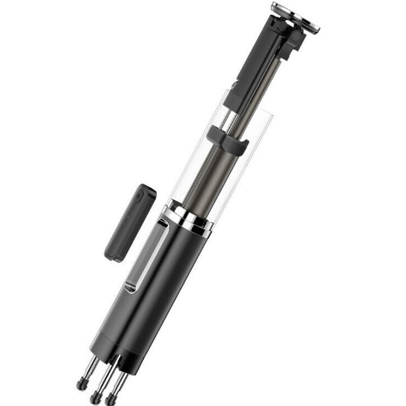 Draagbare geïntegreerde selfiestick met statief, verborgen telefoonbeugel, bluetooth-knop, zelfontspanner, houder voor xiaomi huawei