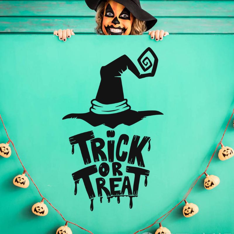 Ootdty Halloween Verwijderbare Pvc Magics 3D Plafond Vloer Sticker, De Art Dreamscape Home Decor Muurschilderingen Behang