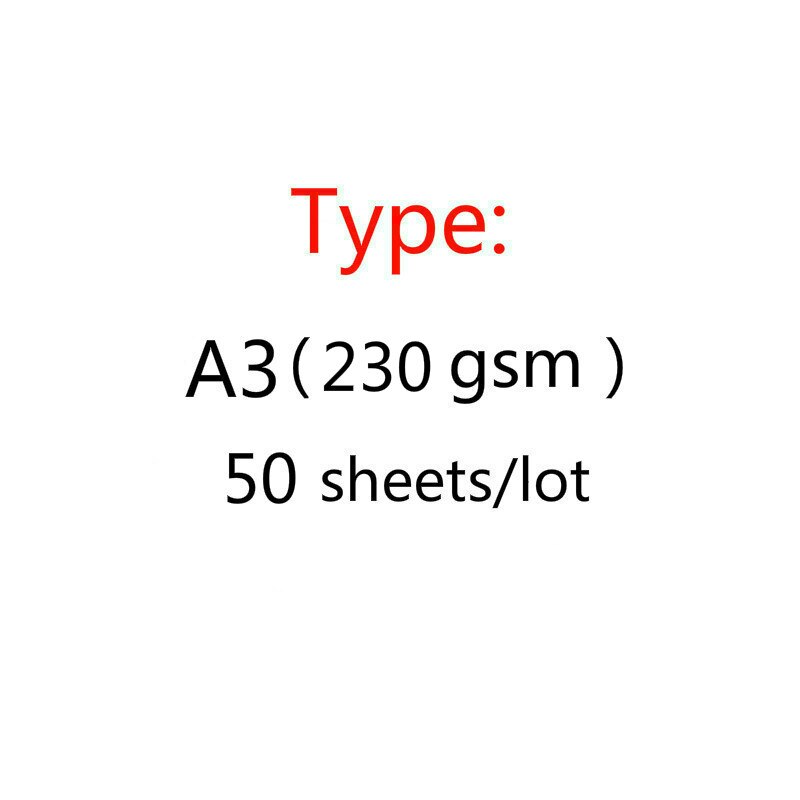 A4 A3 Blank Copy Paper DIY Handmade Production Hard Paper Jam Children&#39;s Drawing Paper Student Art Painting Paper: M