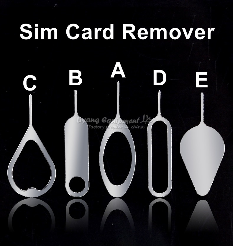 10 pièces nouvelle carte de téléphone broche prendre carte Sim décapant outil broche aiguille pièces de rechange pour iPhone Samsung Xiaomi Huawei ShipShopping
