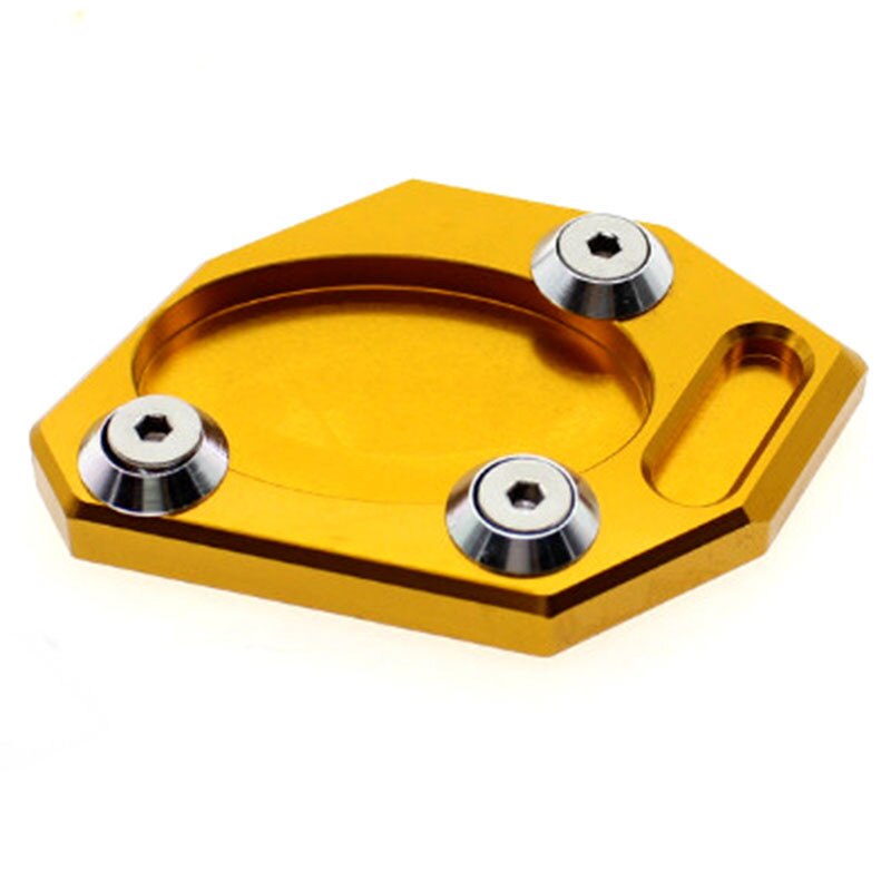 VOOR KAWASAKI Ninja 300R Ninja 250 Aluninum Motorfiets Side Stand Pad Plaat Kickstand Vergroter Ondersteuning Uitbreiding: gold