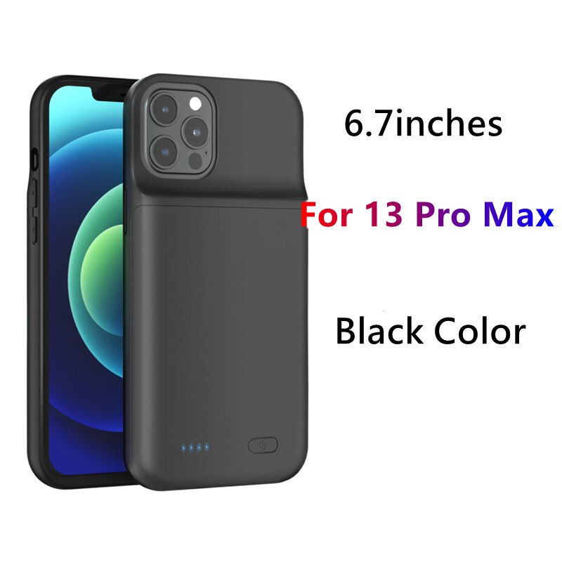 Custodia potenza Banca per iPhone 13 12 pro Max 12 mini 11 pro Max XR XS Max coperchio per caricabatterie ultra sottile per iphone 6 7 8 più SE2