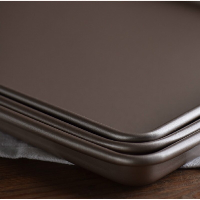 1 thick oven cake baking tray rectangular baking tray cake biscuit pie pizza baking tray non-stick kitchen baking tray