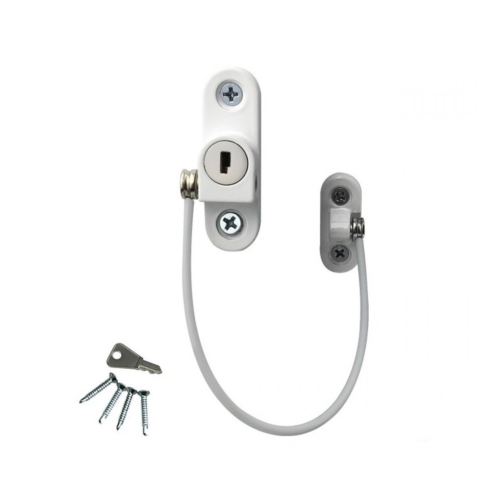 Window Guard Stopper Child Protection Lock Safety Window Limiter Locks On The Windows Child Safety Infant Security Child Lock: white