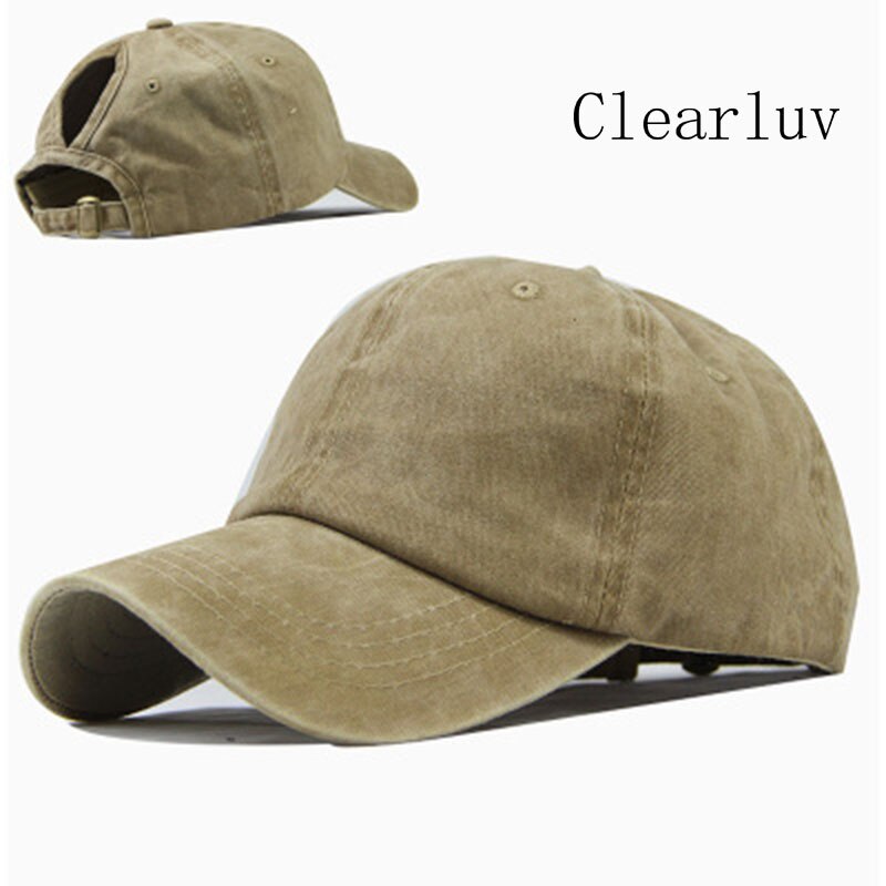 Uformell kvinne baseball lokk mannlig kvinnelig hatt vår baseball lokk til menn ensfarget retro bomull utendørs sommer nødt hatt: kaki