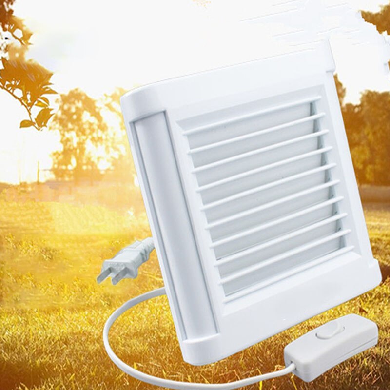 KHG-100 Blinds 4 Inch Bathroom Exhaust Fan Wall Window Two Plug 220v Unidirectional Exhaust Fan with Switch Exhaust Fan