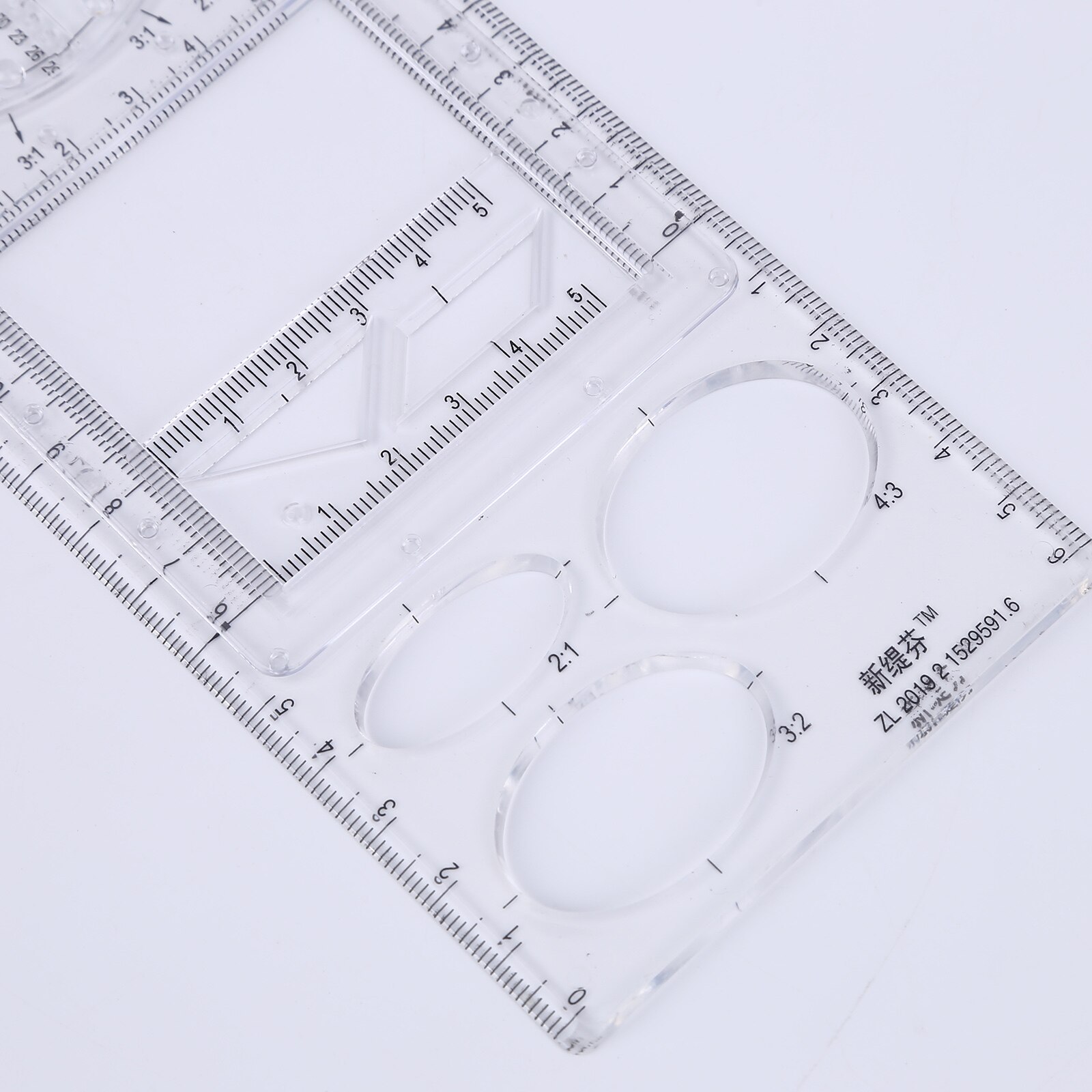 Mathematics Measuring Drafting Teaching Rulers Geometric Drawing Measuring Tools for School Office Supplies