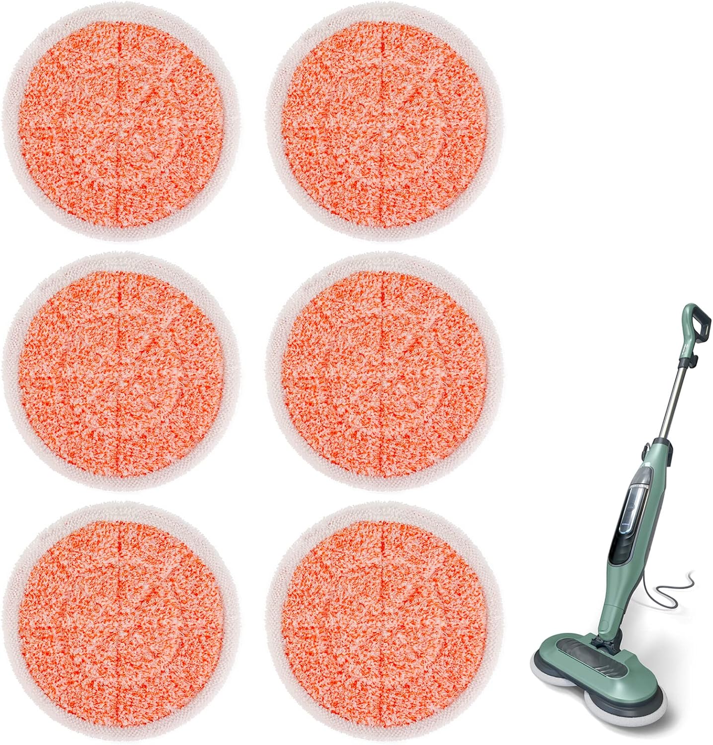 Ångmoppdynor för shark  s6002uk s7201uk s8201uk ångmopp, återanvändbara ång- och skrubbrengöringsdynor, ång- och skrubbdyna: Plommon
