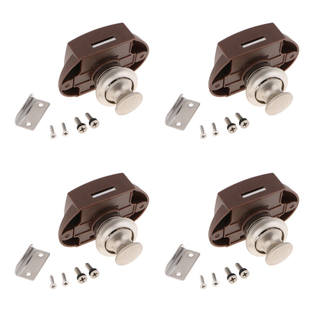 4x RV Paddle Door Lock Latch for storage Handle Knob Deadbolt Camper Trailer