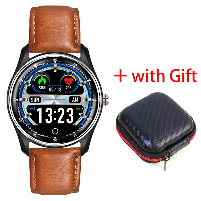 MX9 smart watch voor Zwemmen Smart armband ECG Touch-Screen Bloeddruk Hart-Rate IP68 Waterdicht: CAMEL