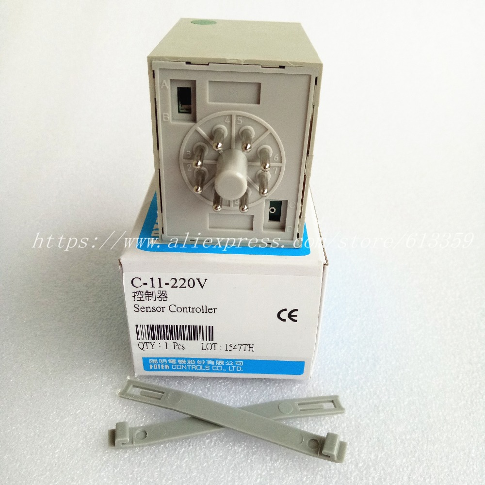 C-11-220V FOTEK Timer Controller 100% & Original ON DELAY or ONE SHOT Controller C-11 220VAC