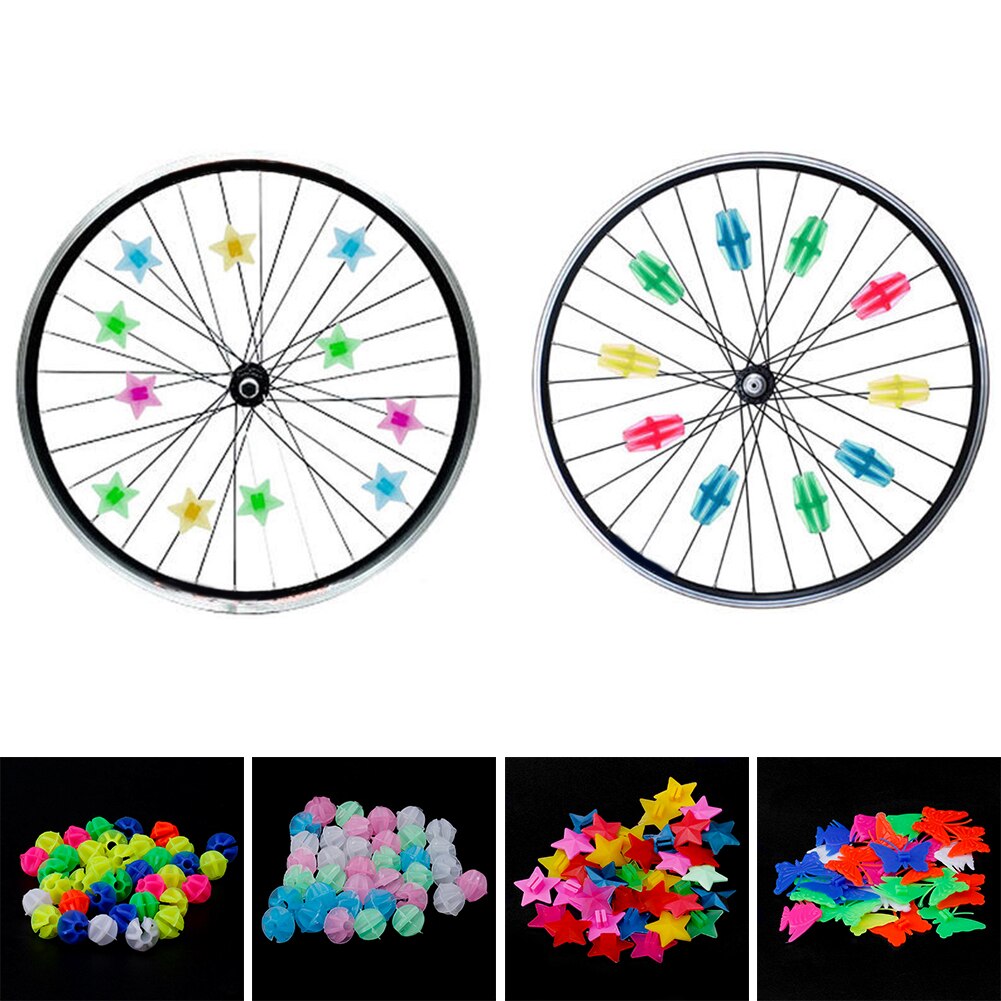 Taske 26/ cykel hjul plast eger perle børn børn klip farvet dekoration