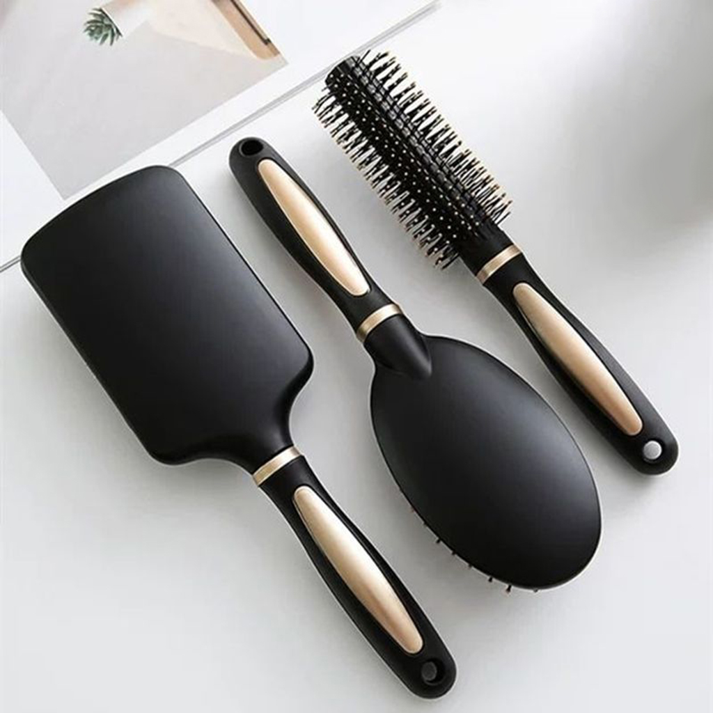 3Pcs Hairbrush Combs Detangling Brush Hair Comb Set, Hair Styling Tool