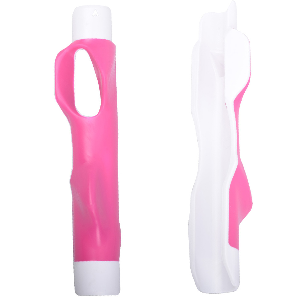 Golf Grip Trainer - Correcte handpositie en swingoefenhulpmiddel voor beginners - Universele Golf Club Grip Corrector: Roze