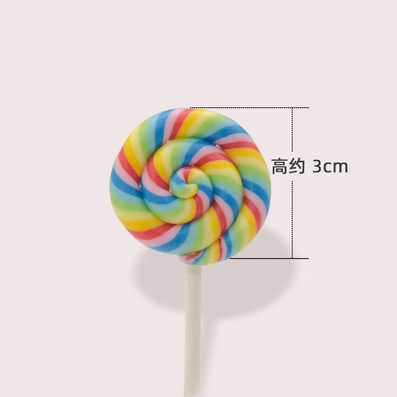 Lollipop Cake Topper Happy Birthday Party Decor Kids Boy Girl Birthday Lollipop Cake Decor Birthday Party Supplies: Dark Gray