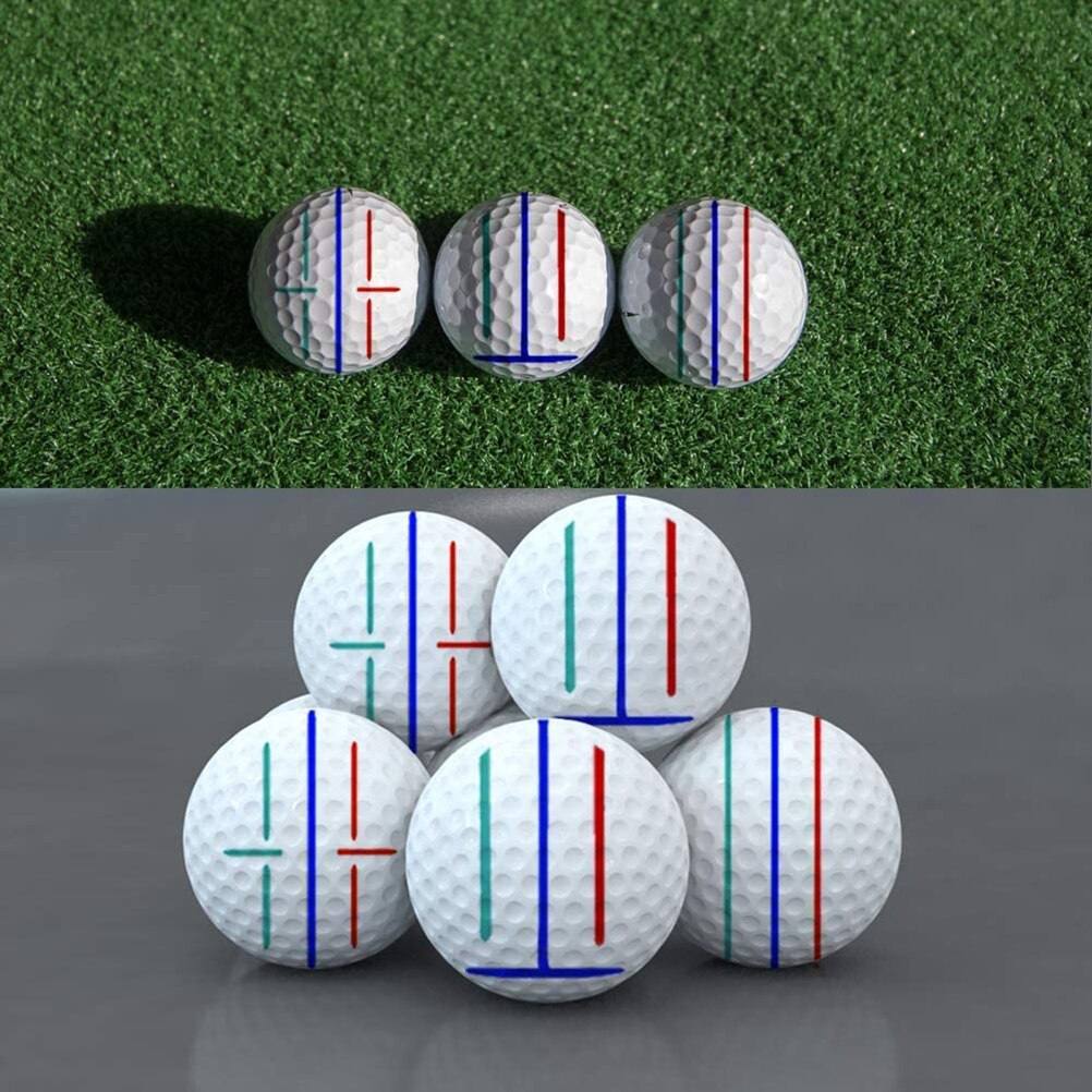 Golf Ball Line Liner Ball Marking Tool Alignment Tool Golf Ball Alignment Marker Pen 1 Set Marks Tool (Including 2 Marker Pen)