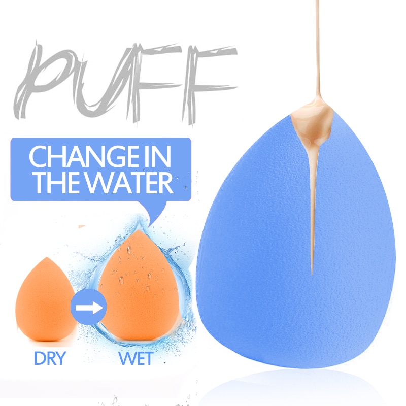 Makeup Foundation Sponge be Bigger into Water Blender Blending Cosmetic Puff Flawless Powder Smooth Water Puff