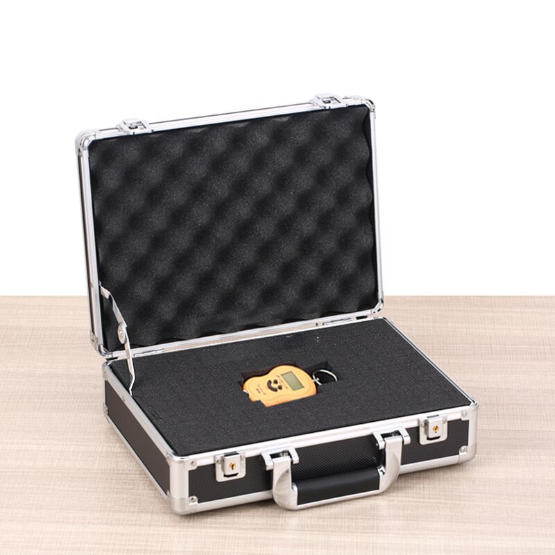 330x240x100mm Toolbox Portable Aluminum Tool Box Instrument Box Safety Storage Case Instrument Box Suitcase with Sponge Lining