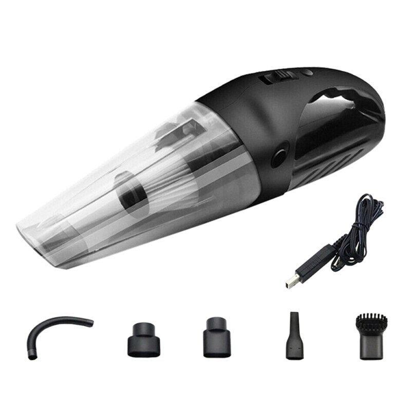 Car Portable Wet & Dry Vacuum Cleaner Cordless Handheld Home Auto Pet Hair 120W