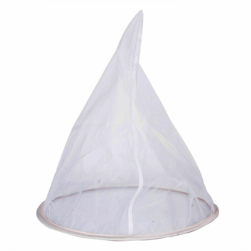1 Uds filtro de flujo de miel malla de nylon cono Filtro de apicultura de fibra de red de abeja purificador de apicultor herramienta para colmena equipo de Apicultura