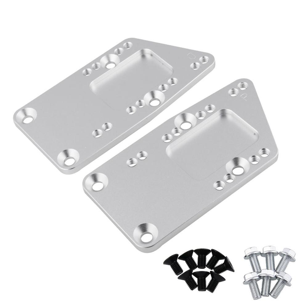 Motor Mounts Adjustable SR Billet Bracket SBC LS Conversion LS1 Billet Engine Mount Adapter Swap Plates Bracket
