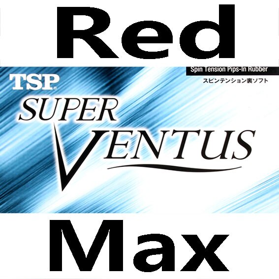 TSP SUPER VENTUS Table Tennis Rubber (Spin Tension, Made in Germany) Pips-in Original TSP Ventus Ping Pong Sponge