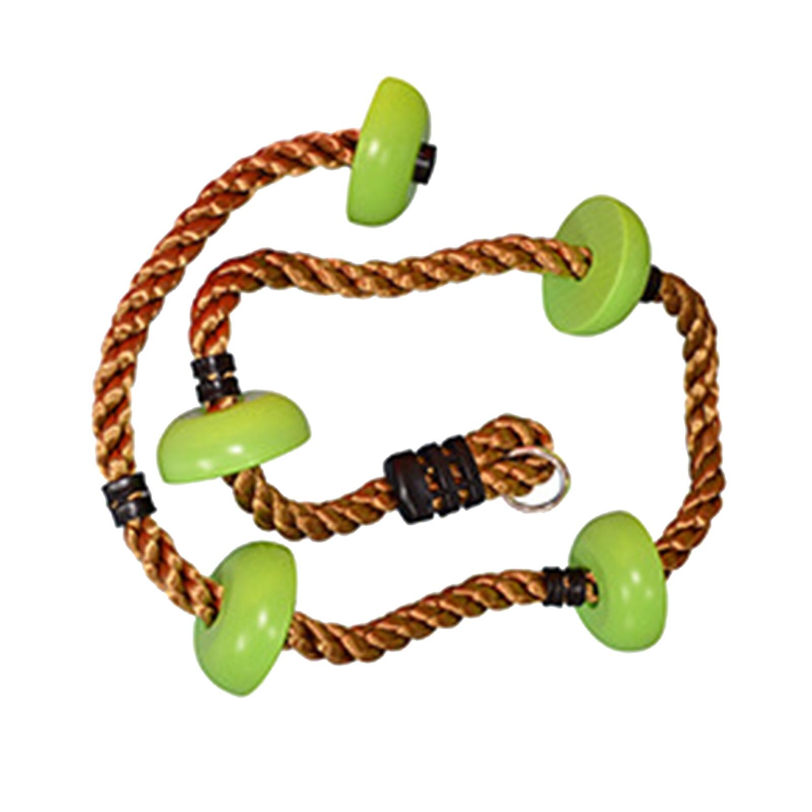 Climbing Rope Accs Games Sports Swing for Outdoor Backyard Tree Children Boys Girls: Light Green