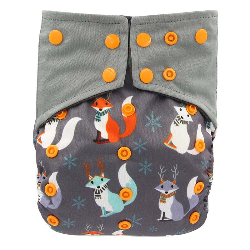 Herbruikbare luiers, aio-babyluiers, couche-washable luiers met dubbele inzetstukken, luierovertrek, zware, natte babyluiers voor de nacht, aangepaste luiers van stof: Y111
