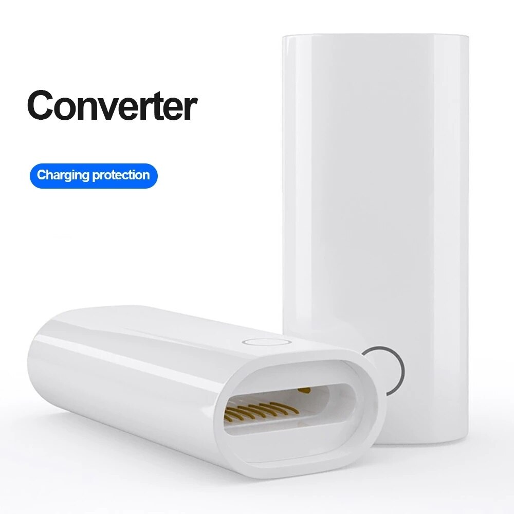 Adapter ładujący EnohpLX kompatybilny z ołówkiem Apple, złącze żeńskie do żeńskiego złącza ładowarki do rysika iPad do ołówka apple