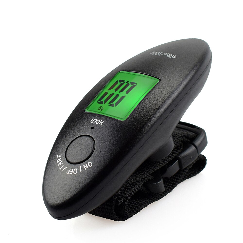 NEWACALOX-báscula Digital portátil para equipaje, 40kg/88lb, para pesca, viaje, pesaje, Steelyard, báscula electrónica LCD