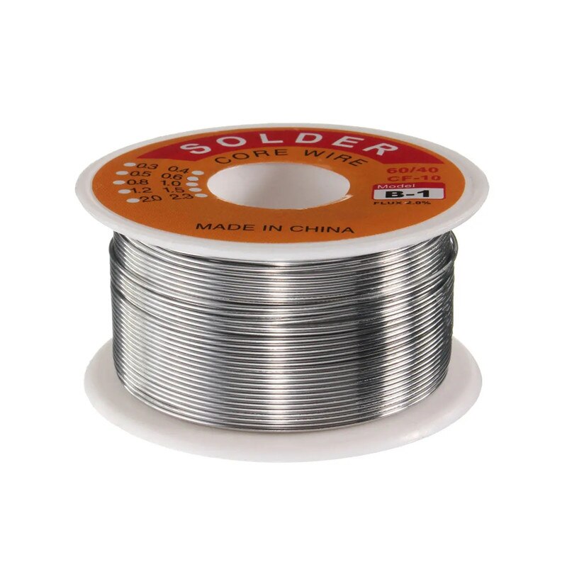 100G 1 Mm 60% Tin 40% Lood Rosin Core Solderen Soldeerbout Draad 2% Flux Reel Buis 60/40 Tin solderen Wire Accessoires Deel