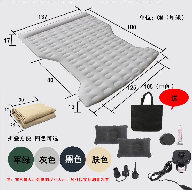 Car inflatable mattress suv trunk travel bed car bed car mattress car bed trunk