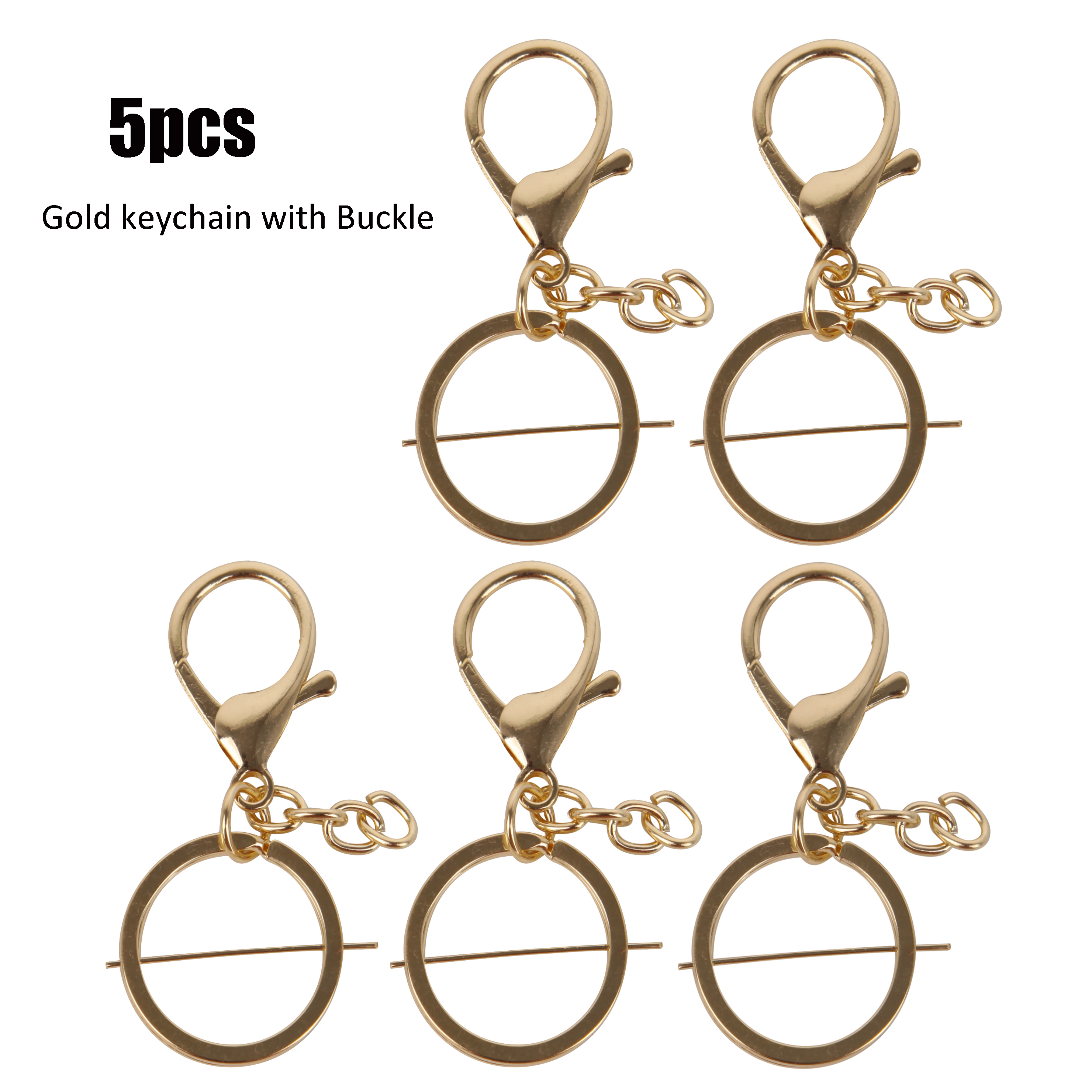 50 stk forsølvet metal blank nøglering nøglering kvindelige mænd nøglering diy nøglering tilbehør nøglering split ring: Lys khaki