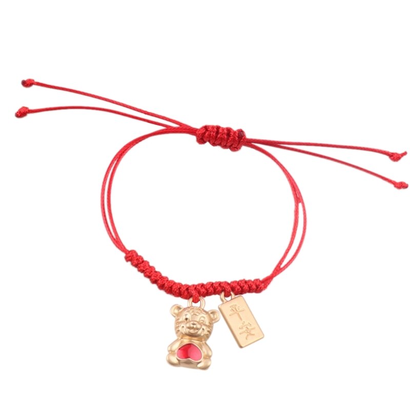 Tiger-jahresmaskottchen-Armbinde, dekoratives geburtsjahr-accessoire, geeignet für neugeborene und säuglinge: E