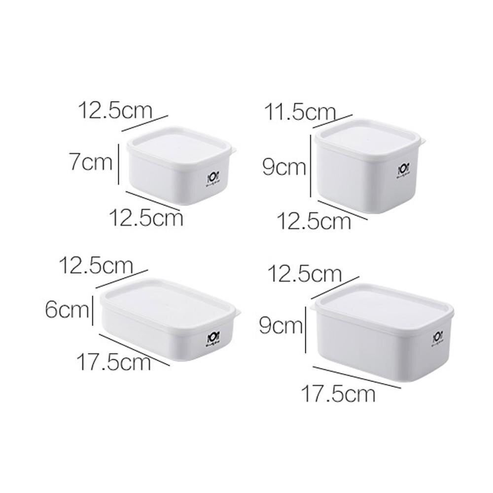1Pc Kitchen Containers Food Storage Container Lunch Box Refrigerator Organizer Bento Boxes Food Storage Box Cereal Plastic Case