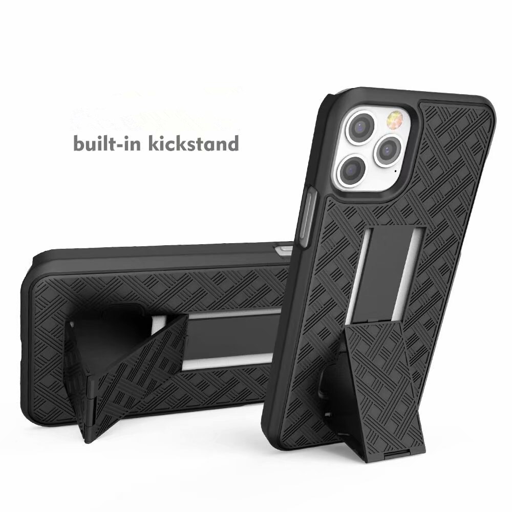 Belt Clip Holster Kickstand Back Cover for Iphone 12 Pro Max Mini 11 6 7 8 Plus Xs X Xr Full Protection Phone Case Coque