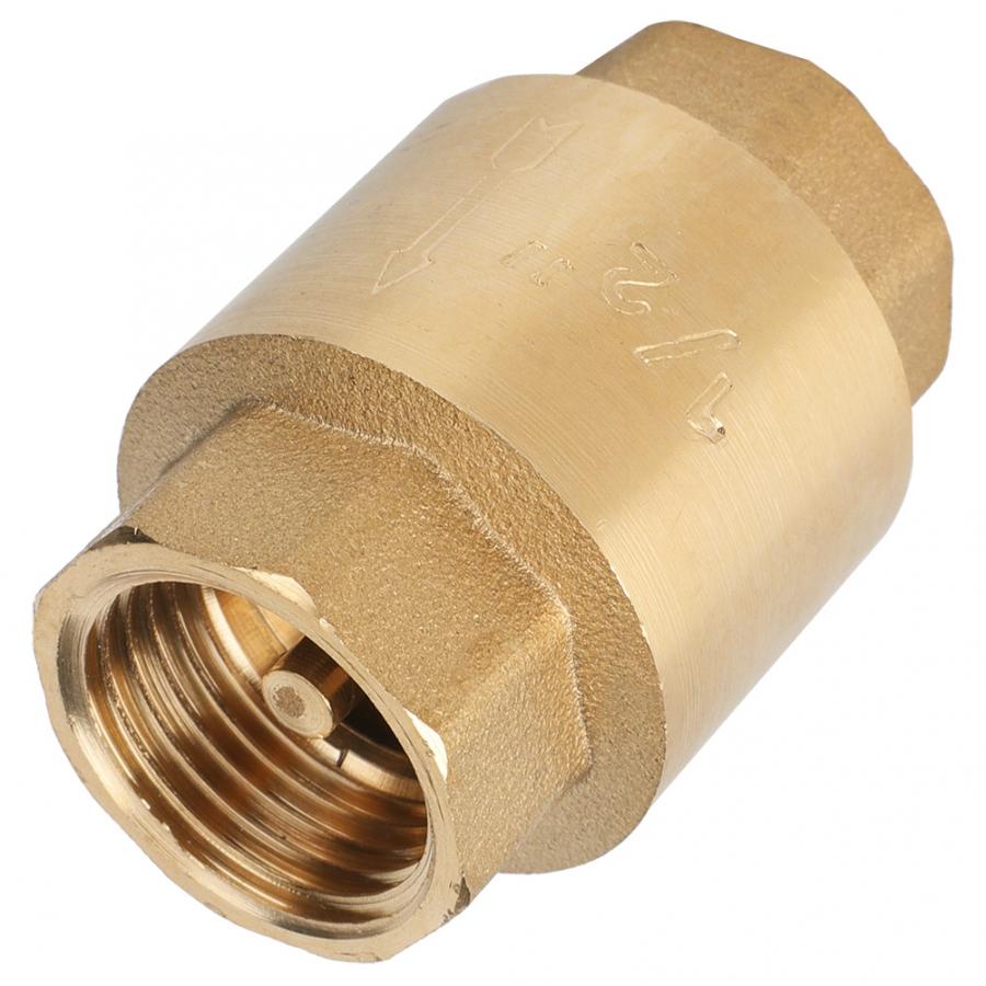1 PCS Threaded Check Valve High Accuracy Brass Check Valve One Way Non-Return For Water Gas Oil clapet anti retour