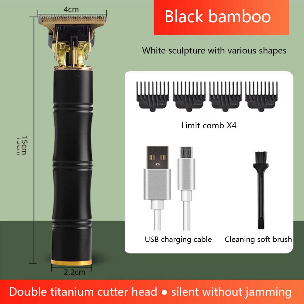 Clipper Maquina De Cortar Cabello Hair Mower Trimmer For Men Beard Electric Shaver Haircut Machine Hairstyle Cutter Professiona: Set-3