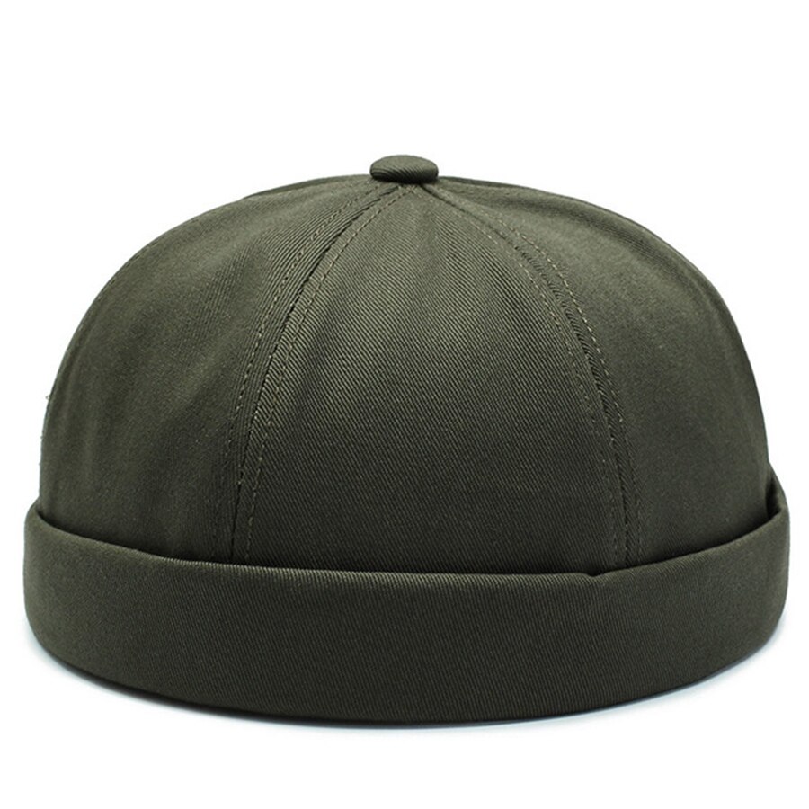 Bonnet sans bord pour hommes et femmes: army green