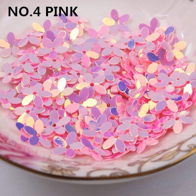 50G Pvc Bloem Pailletten Pruimenbloesem 10Mm Met 1 Center Hole Cup Losse Paillette