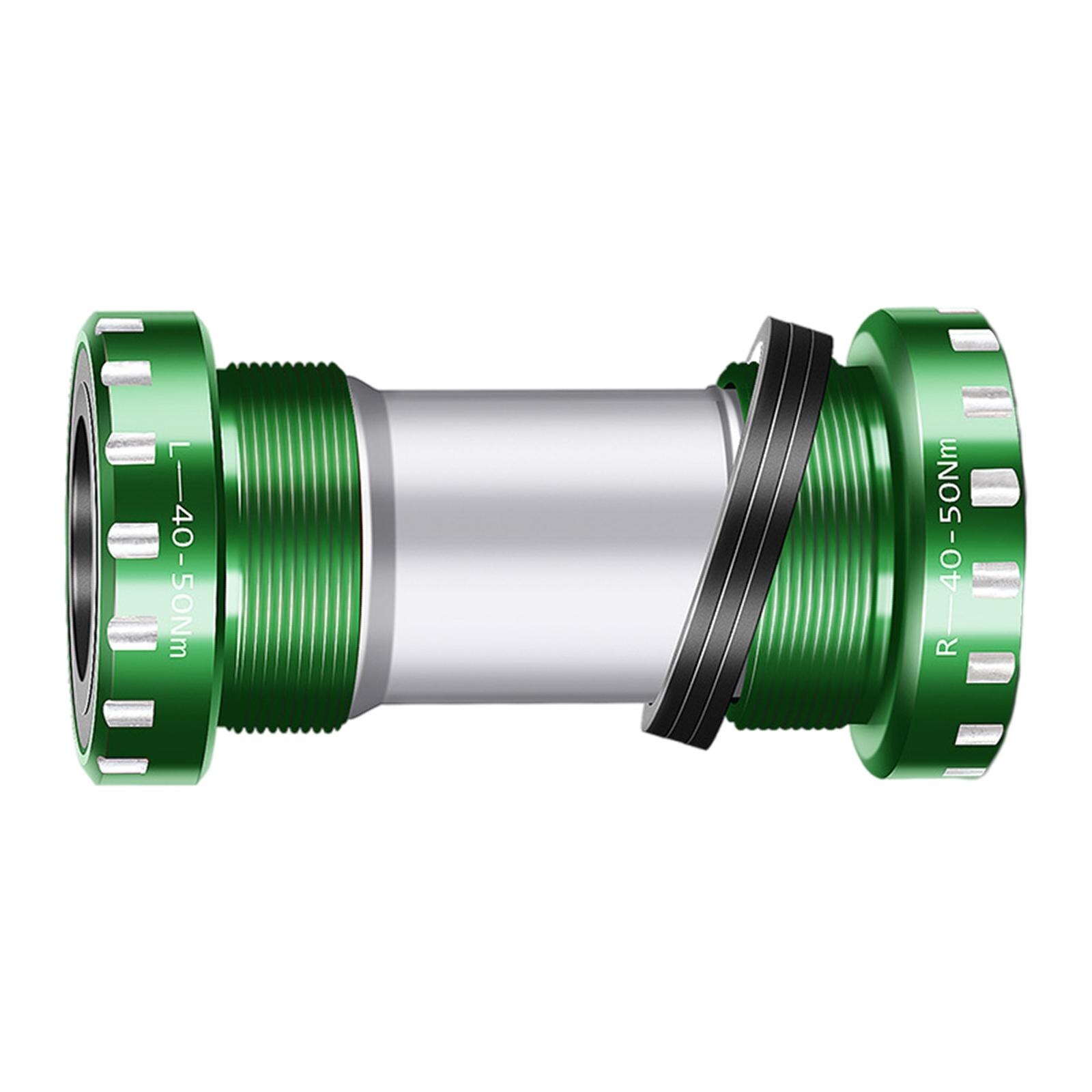 68MM-73MM Thread Aluminum Alloy Bottom Bracket for / Road Bike: Green