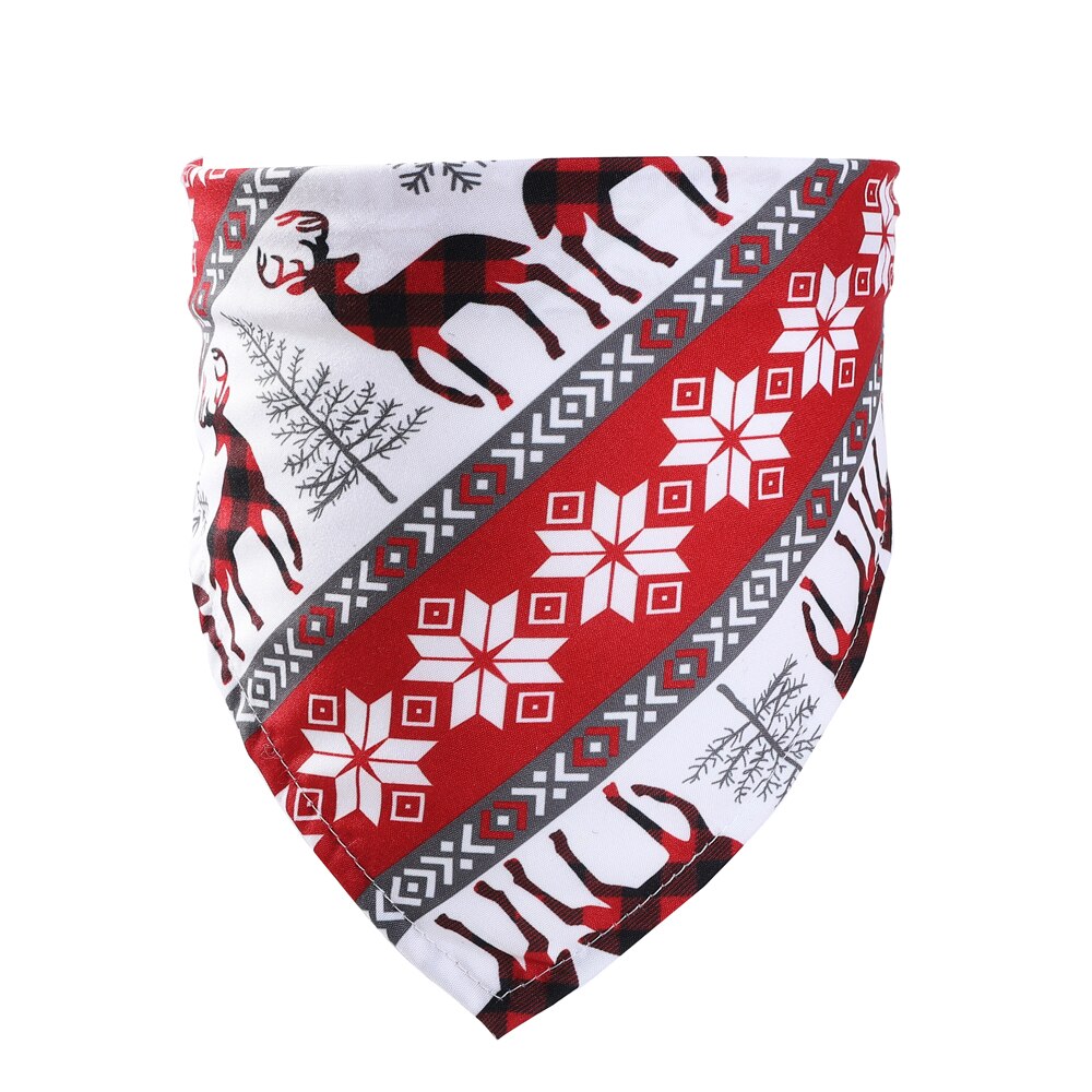 Kerst Hond Speeksel Handdoeken Halsband Kat Verstelbare Driehoek Bib Sjaal Kraag Met Patroon Puppy Accessoires: 1