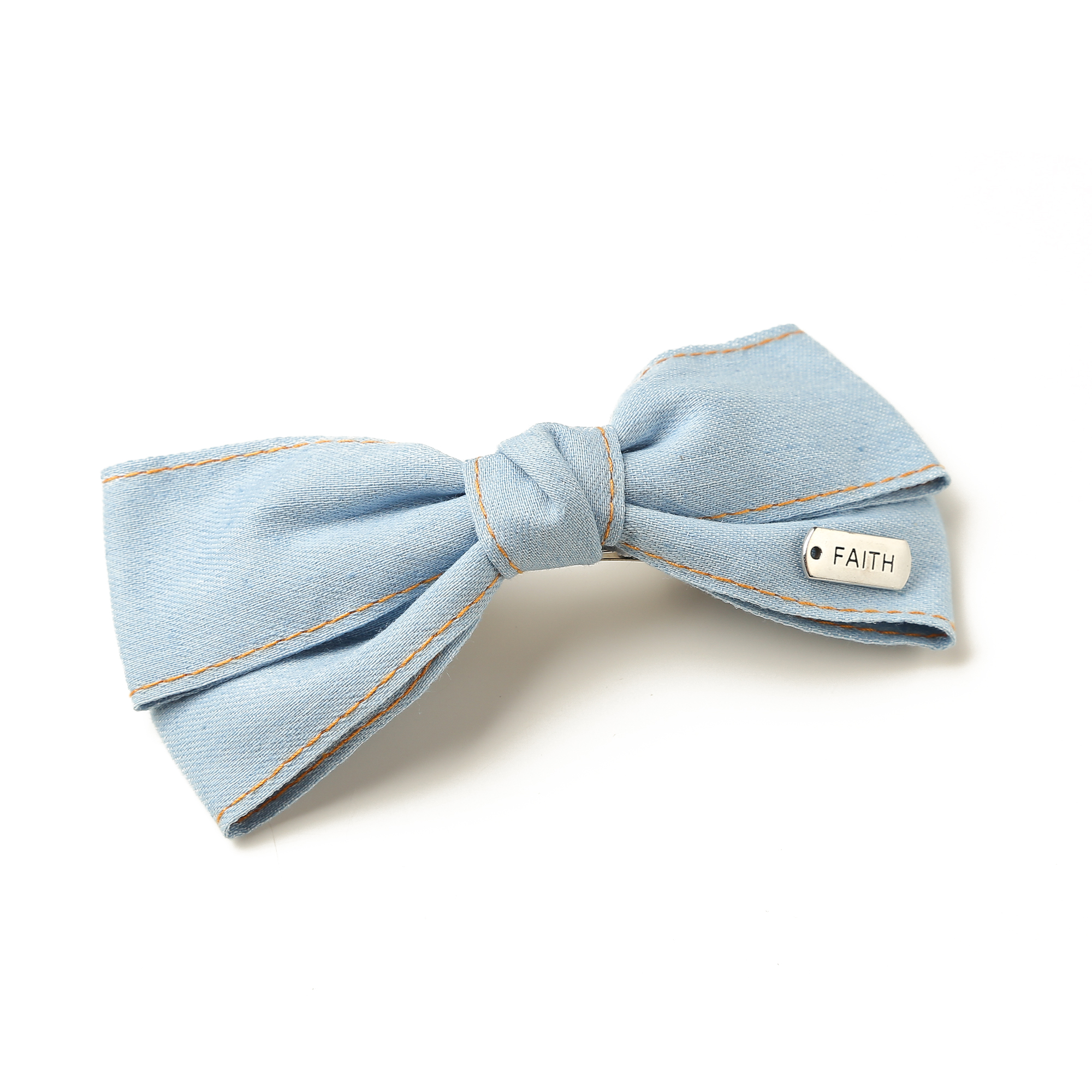 Denim Hair Clip Hairpins French Barrettes Clip Cool Girls Korean Handcraft Style Hair Accessories for Girls: Champagne