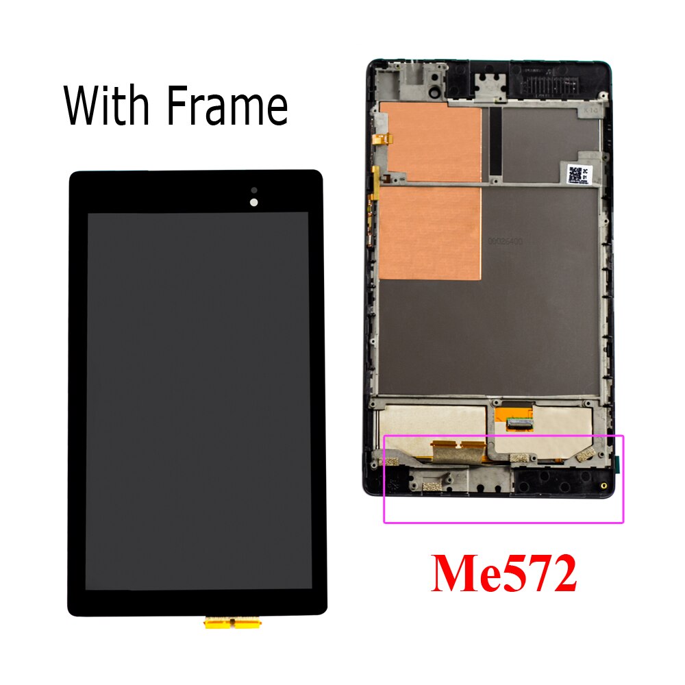 WEIDA Voor Asus Google Nexus 7 2nd Gen Nexus7 ME571 LCD Touch Screen Montage + Frame ME571KL ME571K K008 ME572CL ME572 LCD