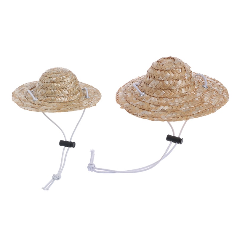 Chapéu havaiano para animais de estimação, sombrero, cão, gato, chapéu, pequeno/grande diâmetro 14cm 16cm