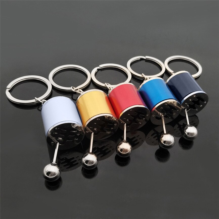 Gear Knob Gear Shift Gear Stick Gear Box Metal Key Chain Keyfob Car Keyring Keychain Tool Sep#2