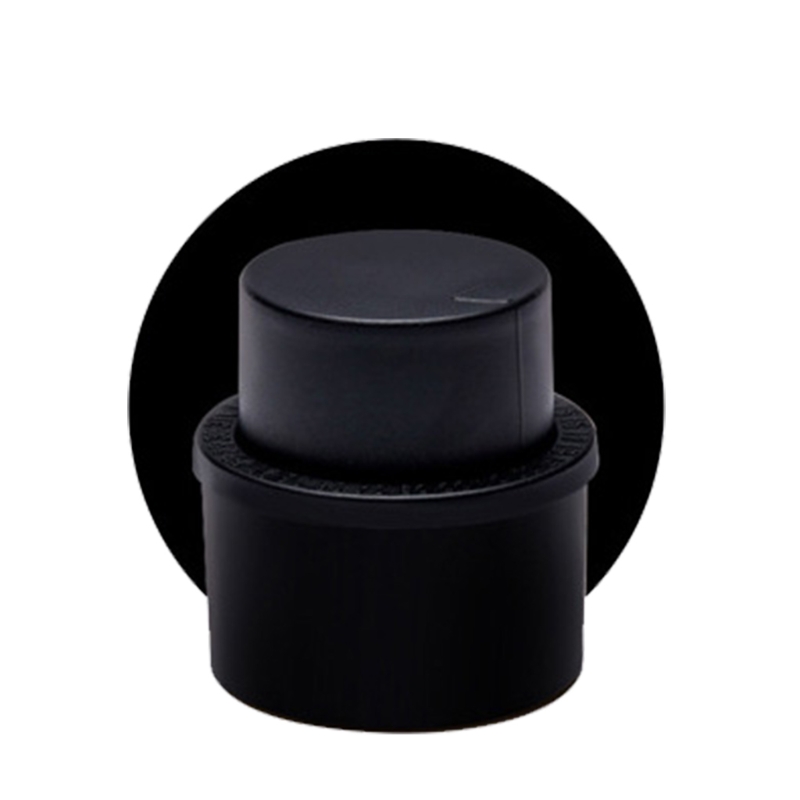 Fizz Keeper! Safe and Durable, Bottle Pump Caps,Bottle Stopper, Pump Bottle Dispenser Cap, Like A Wine Bottle Stopper: black