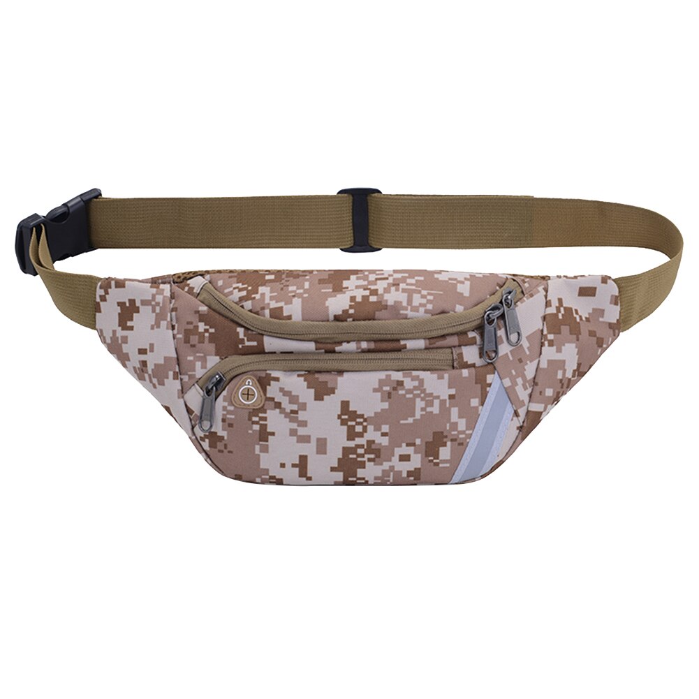 Nylon heuptasje dames heren buitensport camouflage borst crossbody schoudertas: 1
